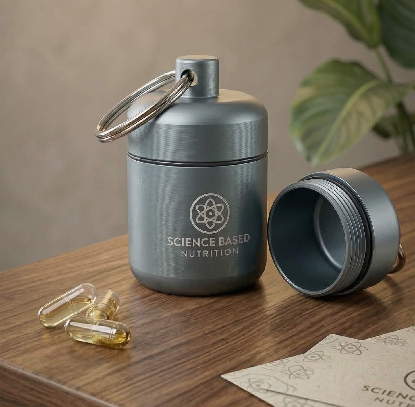 Aluminium Waterproof Pills Container